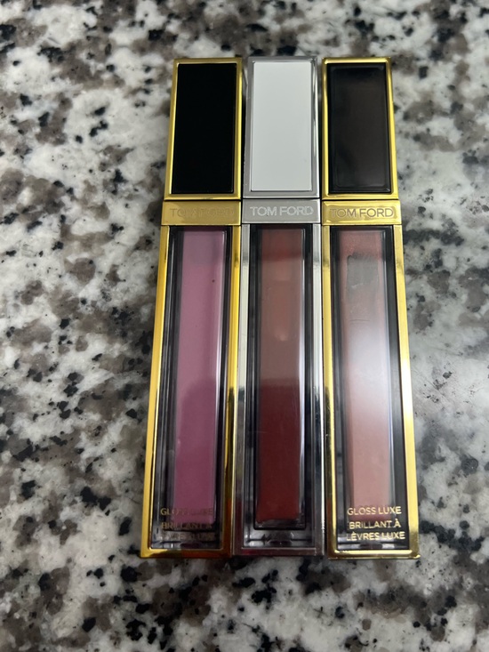 Tom Ford Other - Tom Ford Lip Gloss Trio — Pink, Red, Coral-Orange